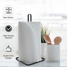 Load image into Gallery viewer, Top 3 Kitchen Roll Holder – Free Standing Tissue Holder – Durable and Reliable – Non-Slip Weighted Base – Stable Design – Kitchen Tissue Holder – Tissue Roll Stand Kitchen
