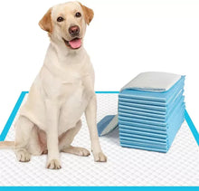 Load image into Gallery viewer, 50 x Puppy Dog Training Pads Heavy Duty Super Absorbent Fast Drying Toilet Pee
