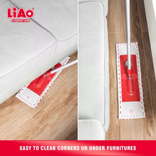 Load image into Gallery viewer, Extendable Flat Microfibre Floor Mop + Refill Kitchen Bathroom Cleaning Wet Dry
