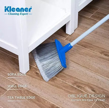 Load image into Gallery viewer, Long Handled Dustpan and Brush Set Broom Floor Sweeper Cleaning Heavy Duty
