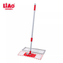 Load image into Gallery viewer, Extendable Flat Microfibre Floor Mop + Refill Kitchen Bathroom Cleaning Wet Dry
