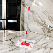 Load image into Gallery viewer, Extendable Flat Microfibre Floor Mop + Refill Kitchen Bathroom Cleaning Wet Dry
