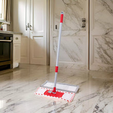 Load image into Gallery viewer, Extendable Flat Microfibre Floor Mop + Refill Kitchen Bathroom Cleaning Wet Dry
