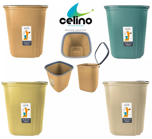 10L Plastic Bin Waste Rubbish Dustbin With Bags Holder Kitchen Office Bathroom  loading=