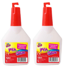 Load image into Gallery viewer, 2 x PVA Glue Washable Kids Safe Ideal For School Craft Home Office - 500ml
