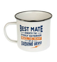 Load image into Gallery viewer, Personalised Name Camping Enamel Tin Metal Mugs Cups Outdoor MUM DAD FRIEND Gift
