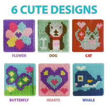 Load image into Gallery viewer, Craft Set Cross Stitch Kit Kids 6 Traditional Children Tapestry Sewing Kids Toy
