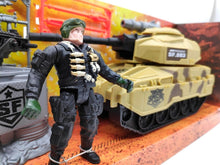 Load image into Gallery viewer, Combat Mission Army Tank Playset Military Base Soldier Attack Children Toy Gift
