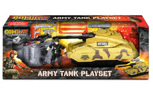 Load image into Gallery viewer, Combat Mission Army Tank Playset Military Base Soldier Attack Children Toy Gift
