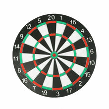 Load image into Gallery viewer, FULL SIZE 17&quot; DARTBOARD SET - 6 DARTS FUN FAMILY DART BOARD GAME ADULTS KIDS NEW
