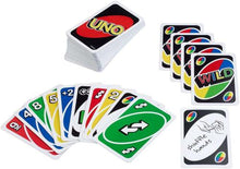 Load image into Gallery viewer, UNO Card Game Family Party Fun Latest Version With Customisable Wild Cards New
