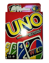 Load image into Gallery viewer, UNO Card Game Family Party Fun Latest Version With Customisable Wild Cards New
