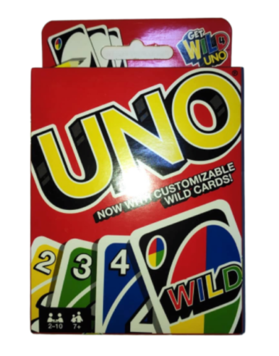 UNO Card Game Family Party Fun Latest Version With Customisable Wild Cards New