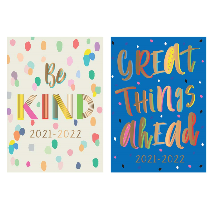 2021-2022 A5 Academic Diary Week to View Hardback Mid Year Student Diary