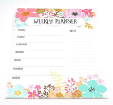 Load image into Gallery viewer, A4 Weekly Planner To Do List Desk Notepad Meal Plan Home Office Tear Off Sheets
