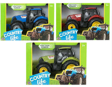 Load image into Gallery viewer, Teamsterz Large Friction Power Kids Farm Tractor 3 Colours Tractor Toy Farm Play
