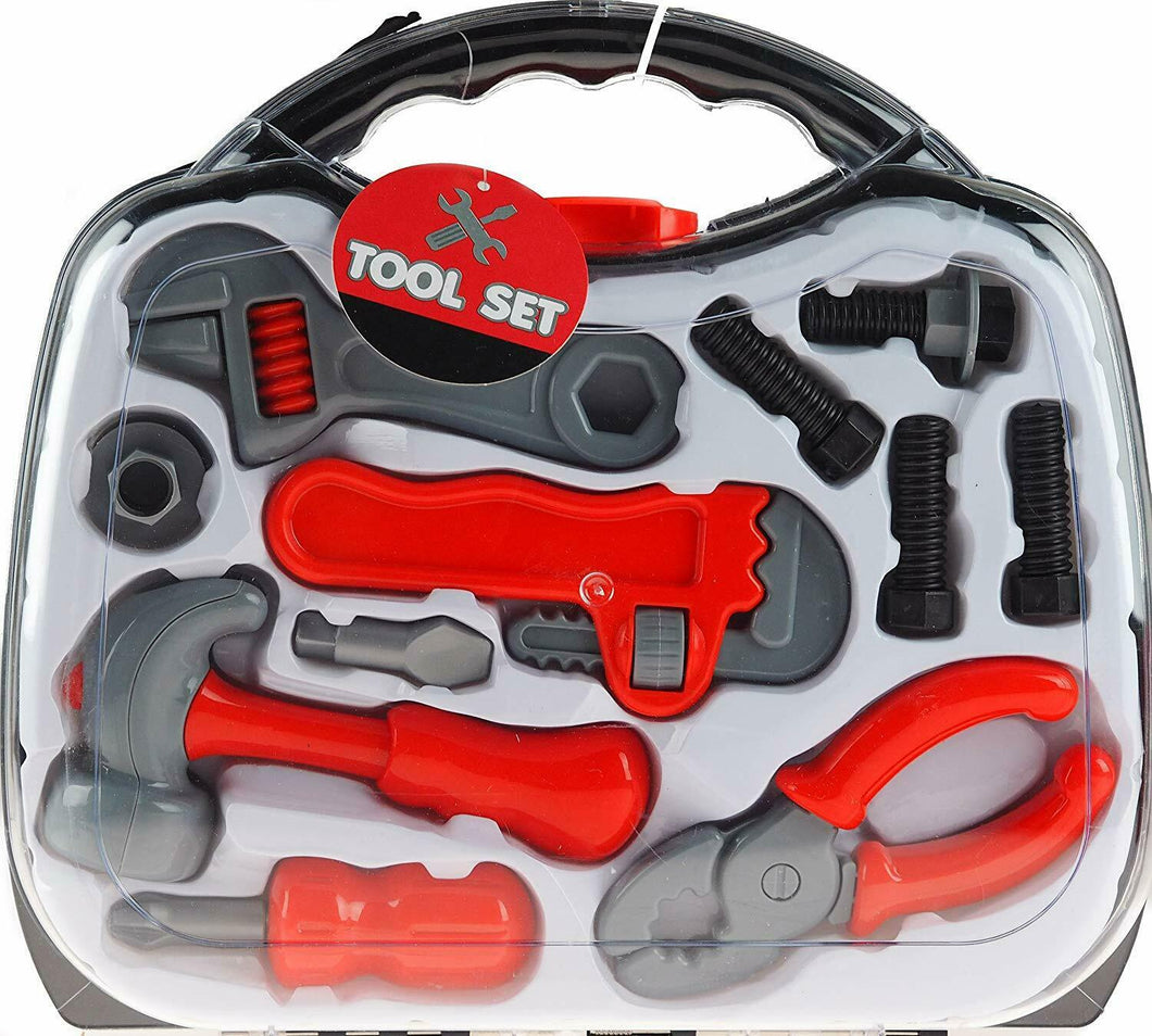 Kids Tools Set In Carry Case Pretend Builder Role Play Boys Toys Christmas Gift