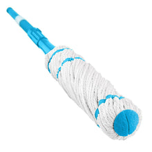 Load image into Gallery viewer, Extendable Twist Mop Microfibre Cotton Mop Head Self Wringing Adjustable Handle
