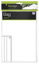 Load image into Gallery viewer, 5 x Large Strong White Mailing Bags Weatherproof Peel &amp; Seal - 335mm x 430mm
