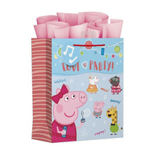 Load image into Gallery viewer, 3 x Large Birthday Gift Bags Wrapping Present Party Bag Peppa Pig, Frozen, Unicorn
