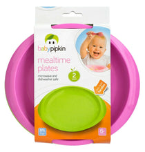 Load image into Gallery viewer, 2pk Toddler Baby Dinner Meal Plates Set Tableware Dishwasher Microwave BPA Safe
