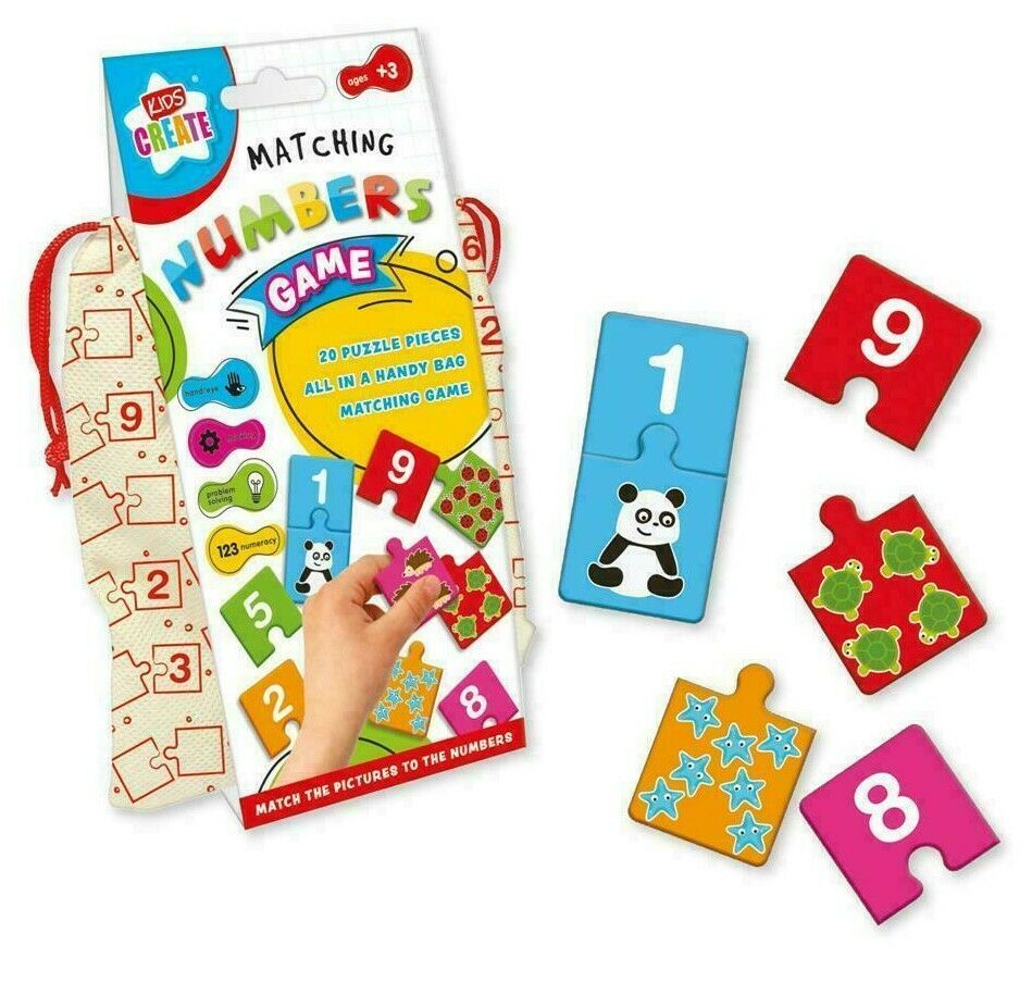 Childrens Educational Kids Teaching Numbers Reading Numeracy Matching Games New