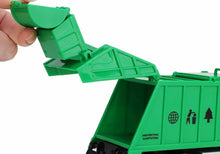 Load image into Gallery viewer, 21cm Pull Back Lorry DieCast Friction Powered Kids Garbage Truck Skip Lorry Toy

