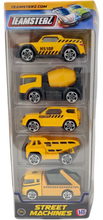Load image into Gallery viewer, Teamsterz 5pk Street Cars Set Construction Vehicles Racing Car Boys Play Toy New
