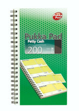 Load image into Gallery viewer, Pukka Pad 200 Petty Cash Voucher Wirebound NCR Carbonless Duplicate Book
