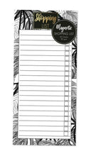 Load image into Gallery viewer, Magnetic Shopping To Do List Note Pad Tropical Design Lined Paper 80 Pages NEW
