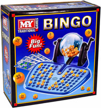 Load image into Gallery viewer, Large Traditional Bingo Game Family Revolving Ball Dispenser Machine Balls Cards
