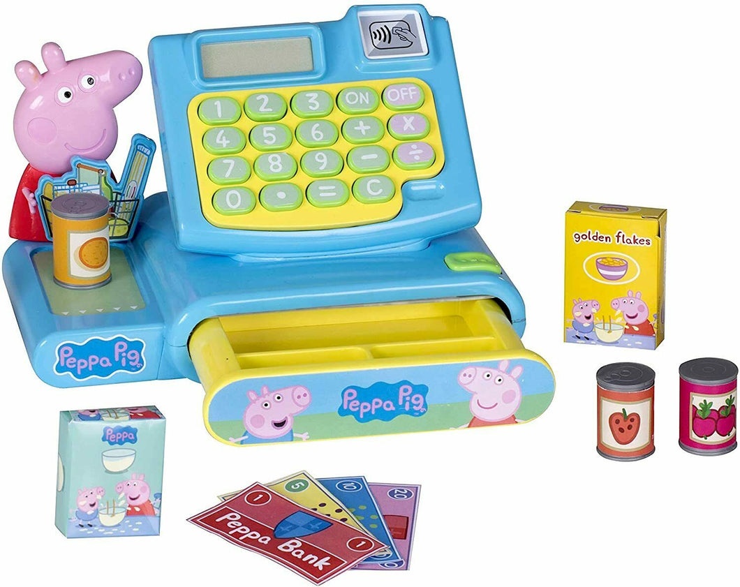 Kids Peppa Pig Cash Register Toy Pretend Shopping Play Money Machine Gift New