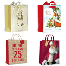 Load image into Gallery viewer, 3 x Medium Christmas Gift Bags Wrapping Present Party Bag Xmas Bags
