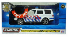 Load image into Gallery viewer, Teamsterz City Kids Emergency Vehicle Ambulance / Police Car Light &amp; Sound Toy
