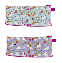 Load image into Gallery viewer, Unicorn Theme Girls Boys Pencil Case Children Kids School Zipped Case Pouch
