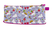 Load image into Gallery viewer, Unicorn Theme Girls Boys Pencil Case Children Kids School Zipped Case Pouch
