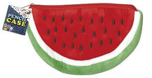 Load image into Gallery viewer, Large Watermelon Flat Pencil Case Soft Zipped Kids Back To School Stationery
