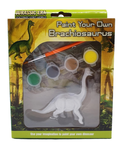 Paint Your Own Dinosaur Kit Painting Set Children Kids Creative Kit T - Rex New