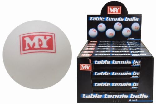 New Genuine M.Y Table Tennis Balls Ping Pong White Sports Games Fun - Bulk Buy
