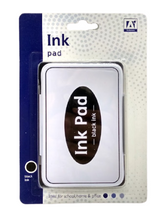 Load image into Gallery viewer, Black Ink Pad Rubber Stamps Craft Scrapbooking Paper Wood Fabric Stamp Pad
