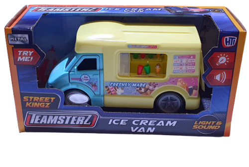 Teamsterz Musical Ice Cream Van Lights & Sounds Die cast Kids Vehicle Toy Gift