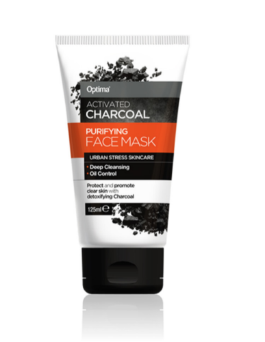 Optima Activated Charcoal Purifying Face Mask Removes Dirt & Oil - 125ml