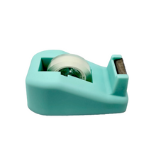 Load image into Gallery viewer, Pastel Soft Feel Mini Tape Dispenser With Tape School Office Desk Stationery
