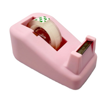 Load image into Gallery viewer, Pastel Soft Feel Mini Tape Dispenser With Tape School Office Desk Stationery
