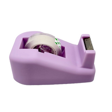 Load image into Gallery viewer, Pastel Soft Feel Mini Tape Dispenser With Tape School Office Desk Stationery
